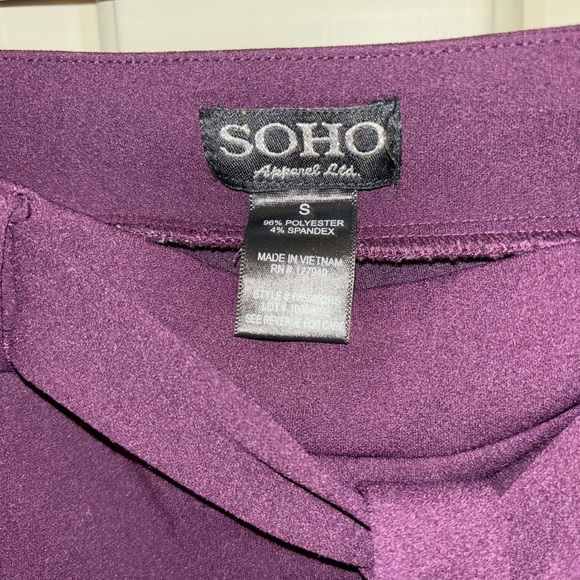 SOHO Trousers burgundy color - Picture 2 of 3